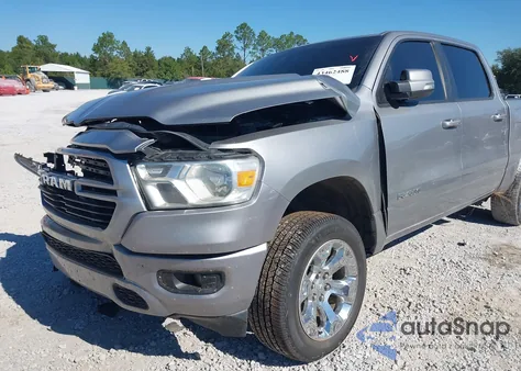 2021 Ram 1500 Big Horn 4X4 5'7 Box из США, поврежденный, VIN 1C6SRFFT7MN795518